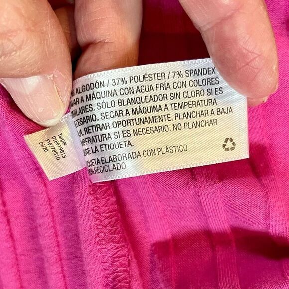 A New Day Pink Long Sleeve Crew Neck Top 2X - Picture 9 of 9